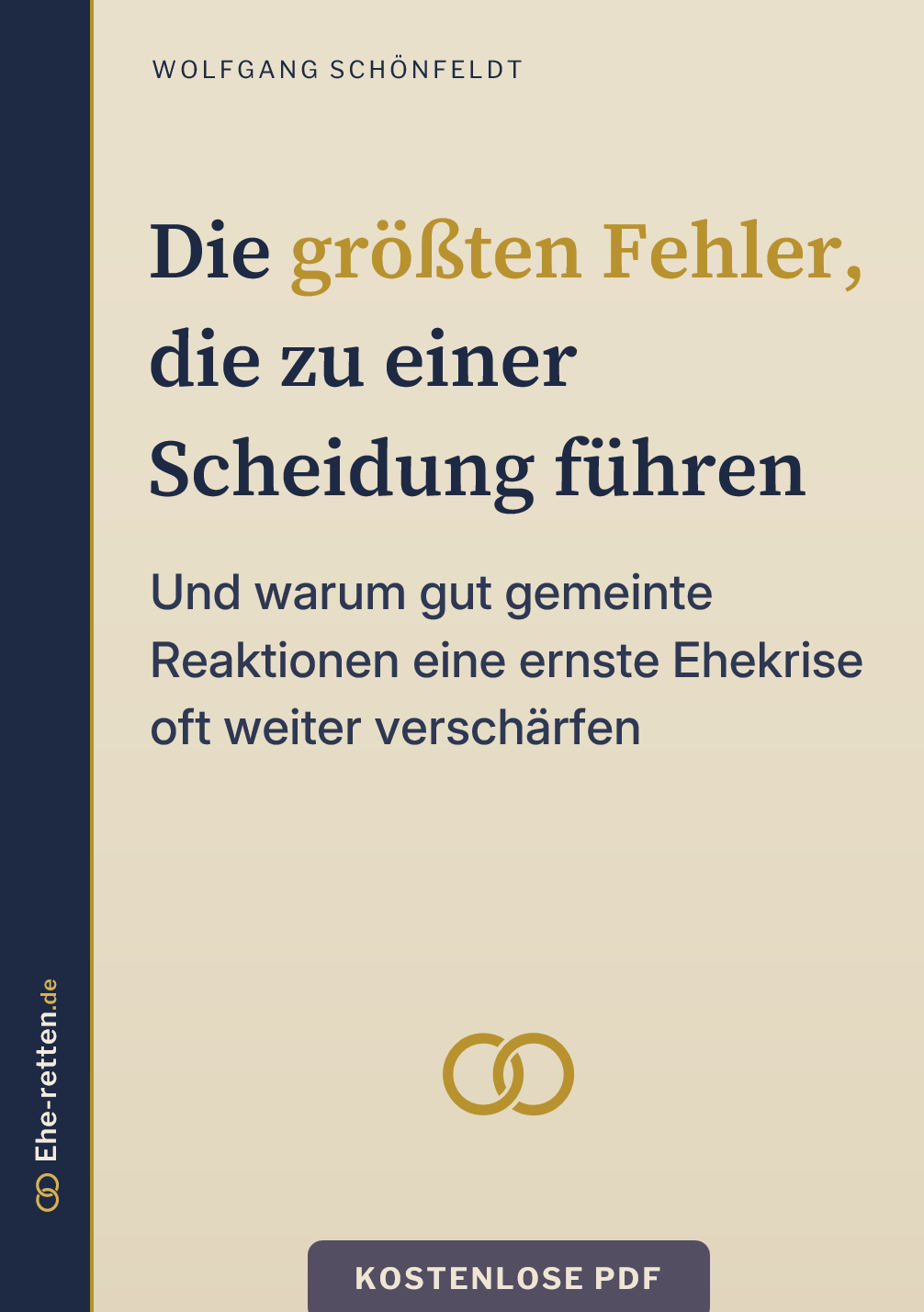 Cover der kostenlosen PDF Die größten Fehler, die zu einer Scheidung führen